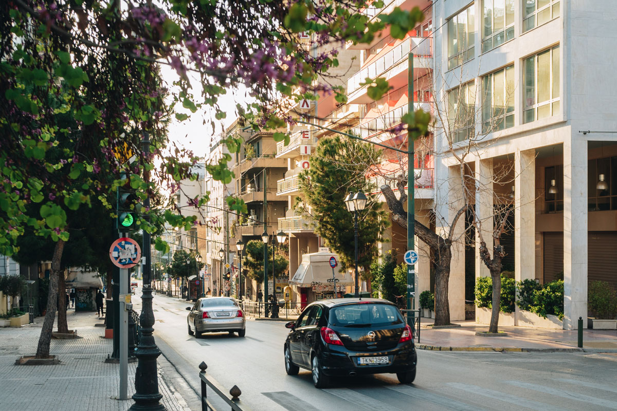 Φτάνοντας στο Psiri Vibes με αυτοκίνητο